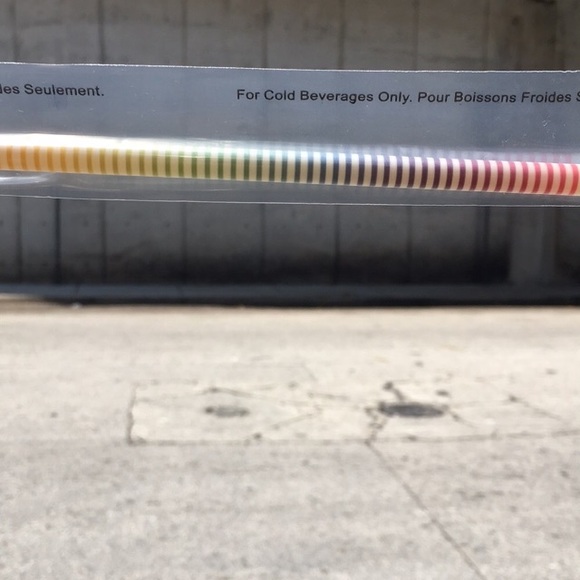 COPY - 🌈Starbucks 2 Rainbow Reusable Straws 2019 - Picture 2 of 2